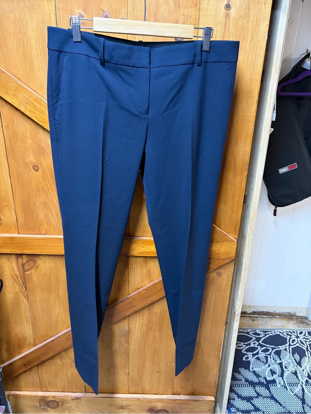 Ann Taylor Navy Tailored Dress Trousers